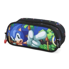 Kit Mochila Rodinhas SONIC HEDGEHOG Preto - Luxcel MC47015SO na internet