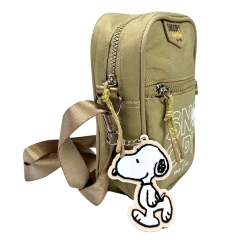 Bolsa Transversal SNOOPY Colors em Nylon SP2850TA Taupe - comprar online