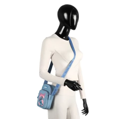 Bolsa Transversal Jeans STITCH DISNEY - Luxcel na internet