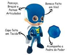 BONECO OFICIAL OS AVENTUREIROS SUPER FOCA COM PEDRA DO PODER - comprar online