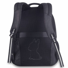 Kit Mochila de Costas Crinkle Brilho Preto REBECCA BONBON - loja online