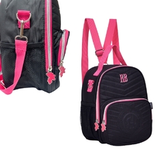 Kit Mochila de Rodinhas Oficial REBECCA BONBON RB24023 Preto - loja online