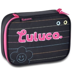 Kit Mochila de Costas em Nylon OFICIAL LULUCA LU24610 Preto na internet