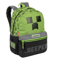 Mochila de Costas Grande MINECRAFT CREEPER COLORIDO Sestini