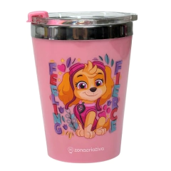 Copo Snap Inox Parede Dupla 300ML PATRULHA CANINA SKYE ZC - comprar online