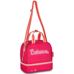 Lancheira Térmica Dupla em Nylon OFICIAL LULUCA LU24613 - comprar online
