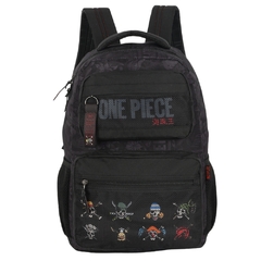 Mochila de Costas Juvenil One Piece Preto Luxcel MS49436OP - comprar online