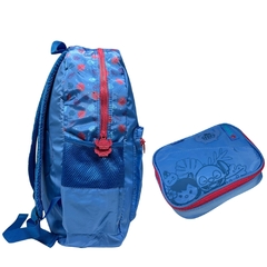 Kit Mochila de Costas STITCH DISNEY Clio TS24632 azul-rosa na internet
