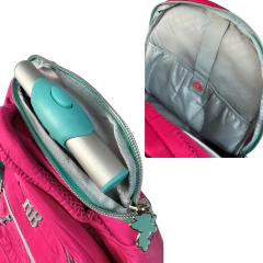 Kit Mochila de Rodinhas Oficial REBECCA BONBON RB24023 Rosa - Arrivata