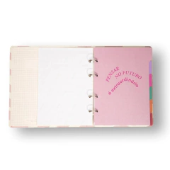 Imagem do Caderno Criativo Argolado Cícero MELISSA Caminho das Abelhas