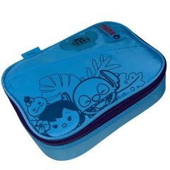 Kit Mochila de Costas STITCH DISNEY Clio TS24632 azul-roxo