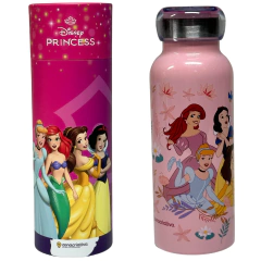 Garrafa Térmica Inox 500ML PRINCESAS DISNEY - Zona Criativa