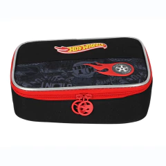 Estojo Box 100 Pens Oficial HOT WHEELS Luxcel Preto ET49984