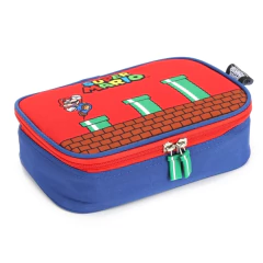 Estojo Box 100 Pens SUPER MARIO Azul - Luxcel ET46944MO