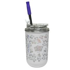 Copo Inox Canudo e Tampa 300ML MICKEY MOUSE Zona Criativa - comprar online
