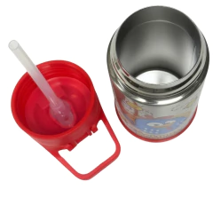 Garrafa Térmica Inox CLICK Canudo 350ML GALINHA PINTADINHA - Arrivata