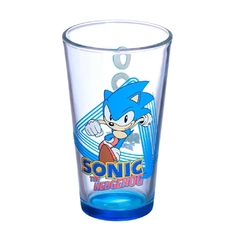 Copo Vidro Grande 500ml com Lata Cofre SONIC - Zona Criativa - comprar online