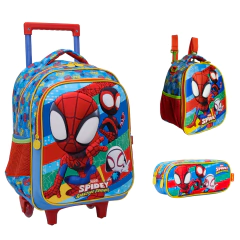 Kit Mochila Rodinhas Lancheira Estojo SPIDEY 3D Xeryus 13400 - comprar online