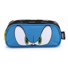 Estojo Duplo SONIC HEDGEHOG Azul - Luxcel ET47274SO - comprar online