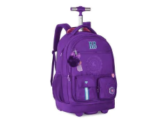 Kit Mochila de Rodinhas Oficial Rebecca Bonbon RB24544 Roxo - comprar online
