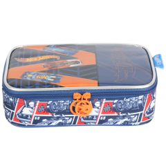 Estojo Box 100 Pens Oficial HOT WHEELS Luxcel Azul EI41494 na internet