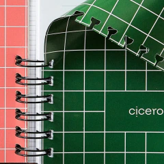 Imagem do Caderno Organizador Cicero Duo Pautado Pontado A5 Caramelo