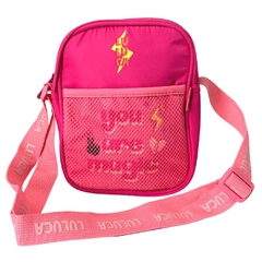 Imagem do Kit Mochila de Costas e Bolsinha Oficial LULUCA LU2461 Rosa