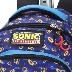 Kit Mochila Rodinhas SONIC HEDGEHOG Azul - Luxcel MC47015SO na internet