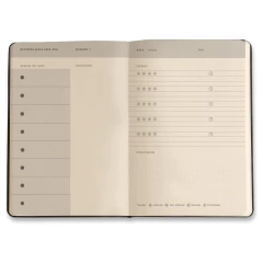 Planner Permanente Caderneta POLEN 14x21 Aromas Off White - Arrivata