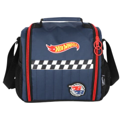 Imagem do Kit Mochila Rodinhas Oficial HOT WHEELS Azul Luxcel MC47787