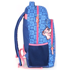 Mochila de Costas Oficial STITCH DISNEY Luxcel MS47740 Azul na internet
