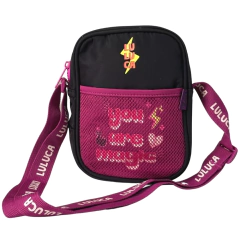Imagem do Kit Mochila de Costas e Bolsinha Oficial LULUCA LU2461 Preto