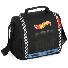 Lancheira Térmica Juvenil HOT WHEELS Preto Luxcel LA47788HW