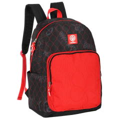 Mochila de Costas OFICIAL ENALDINHO Luxcel MS47511 Vermelho