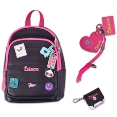 Kit Caixa Com Mini Mochila Porta Fone Chaveiro LULUCA - Clio - comprar online
