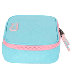 Estojo Box 100 Pens STITCH DISNEY Turquesa Luxcel ET49234SC - loja online