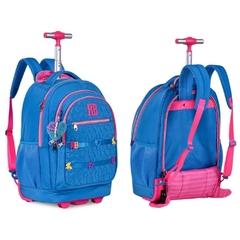 Kit Mochila de Rodinhas Oficial Rebecca Bonbon RB24538 Azul - comprar online