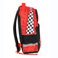 Mochila Juvenil de Costas HOT WHEELS Luxcel MS49981 Vermelho