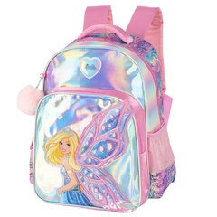 Mochila de Costas Holográfica BARBIE FADA Rosa - Luxcel na internet