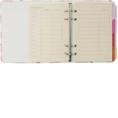 Agenda Planner Argolado 2025 MELISSA A6 Caminho das Abelhas