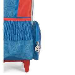 Kit Mochila Rodinhas AVENGERS VINGADORES Luxcel Azul - Arrivata