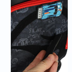Mochila Rodinhas Oficial HOT WHEELS Luxcel MC49982 Preto - Arrivata