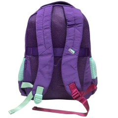 Imagem do Kit Mochila de Costas em Nylon OFICIAL LULUCA LU24601 Roxo
