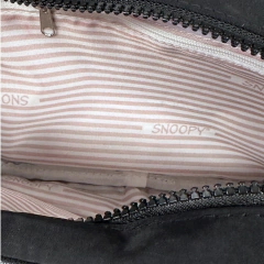 Bolsa Transversal Oficial SNOOPY Colors Nylon SP2847 Preto na internet