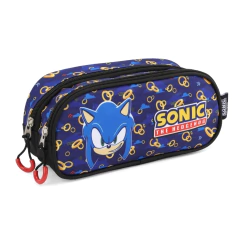 Estojo Duplo SONIC HEDGEHOG Azul - Luxcel ET47018SOAZ
