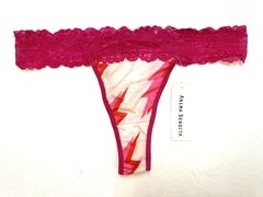 Tanga cintura puntilla rayos fucsia