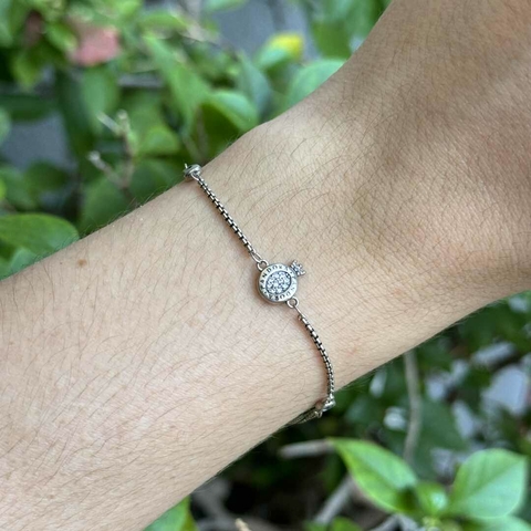 PULSEIRA PANDORA GRAVATINHA - PRATA925