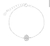 Pulseira gotinha branca - PRATA925