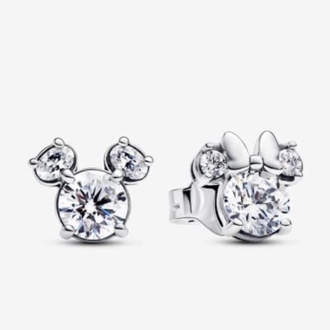 BRINCO PANDORA MINIE E MIKEY - PRATA925