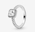 ANEL PANDORA QUADRADO CRAVEJADO 16 - PRATA925